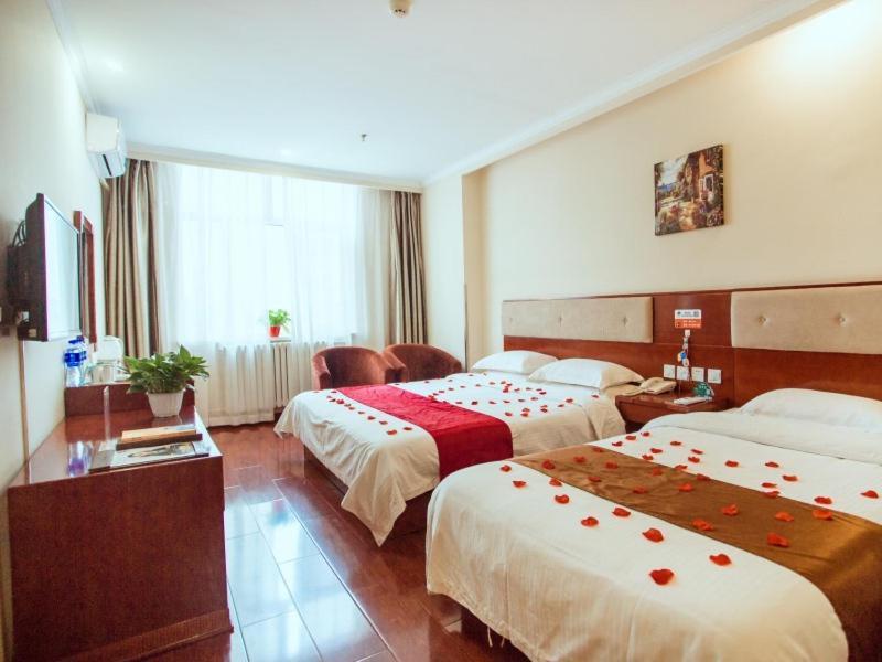 Greentree Inn Hebei Zhangjiakou Zhangbei Caoyuantian Rd Zhangku Avenue Express Hotel Luaran gambar
