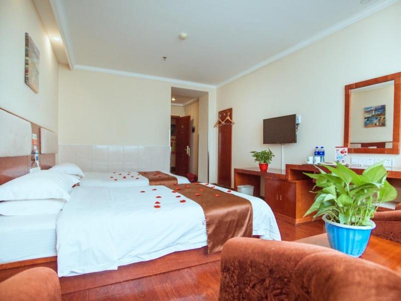 Greentree Inn Hebei Zhangjiakou Zhangbei Caoyuantian Rd Zhangku Avenue Express Hotel Luaran gambar