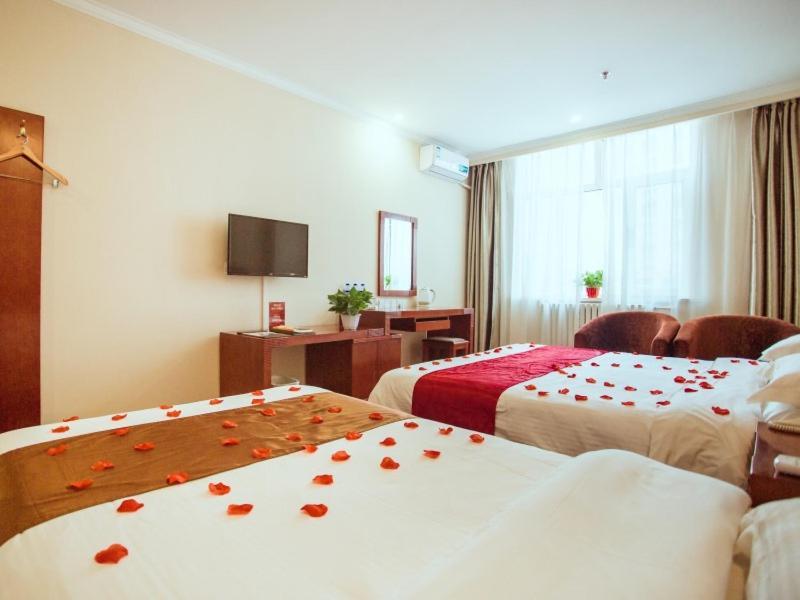 Greentree Inn Hebei Zhangjiakou Zhangbei Caoyuantian Rd Zhangku Avenue Express Hotel Luaran gambar